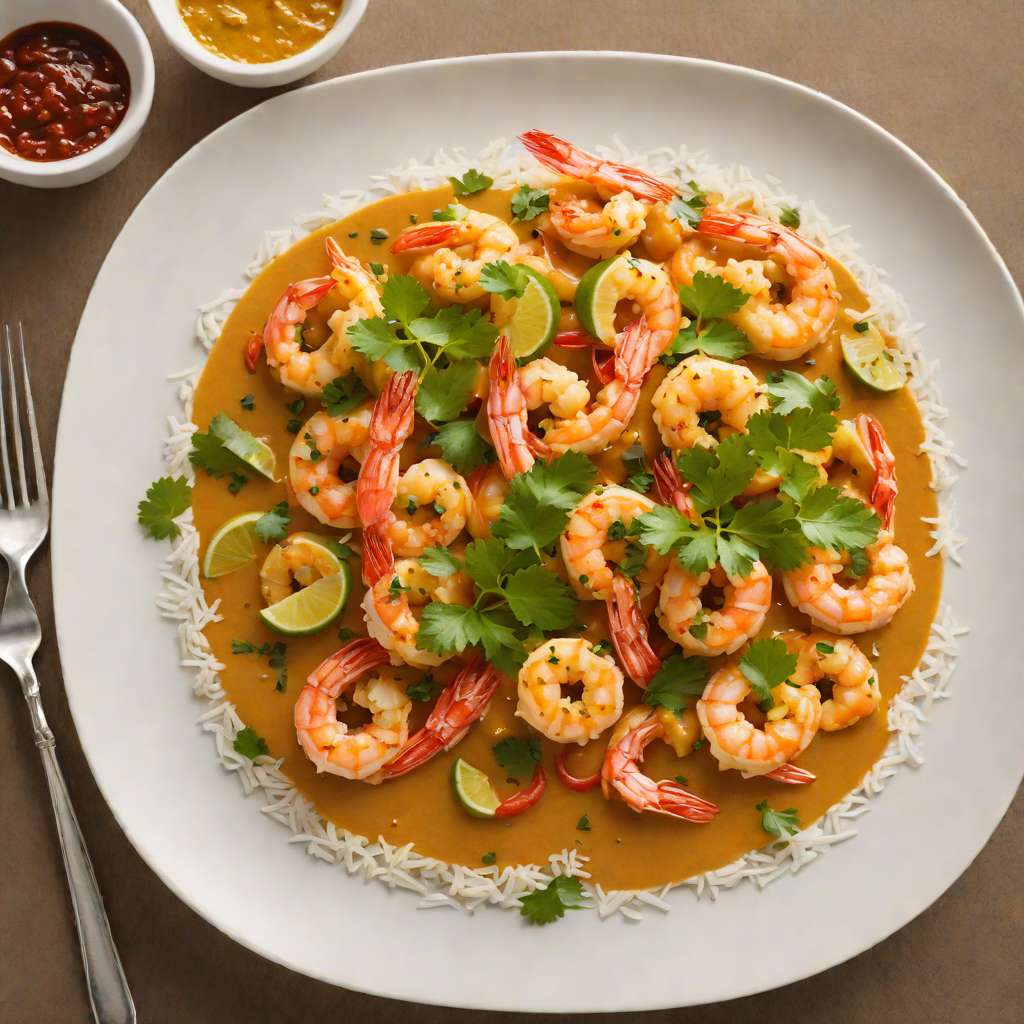 Tiki-Inspired Coconut Lime Shrimp Curry