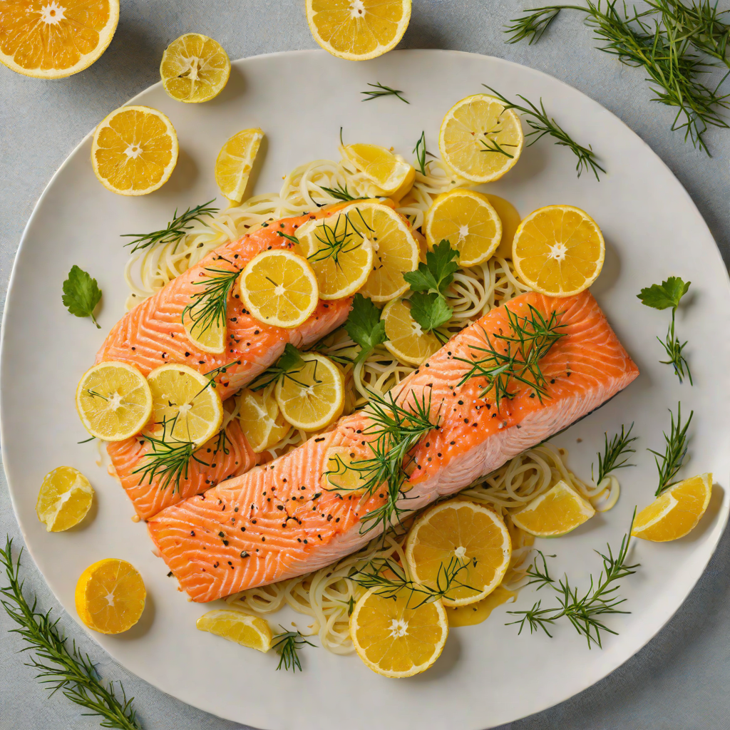 Oven-Baked Salmon with Citrus and Fennel
