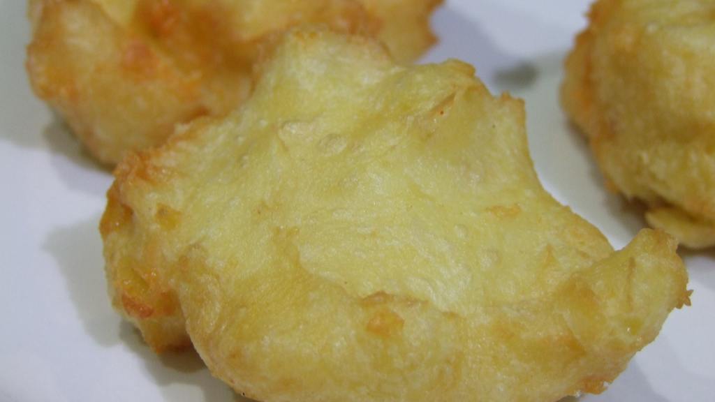 Golden Cheese Ring Fritters