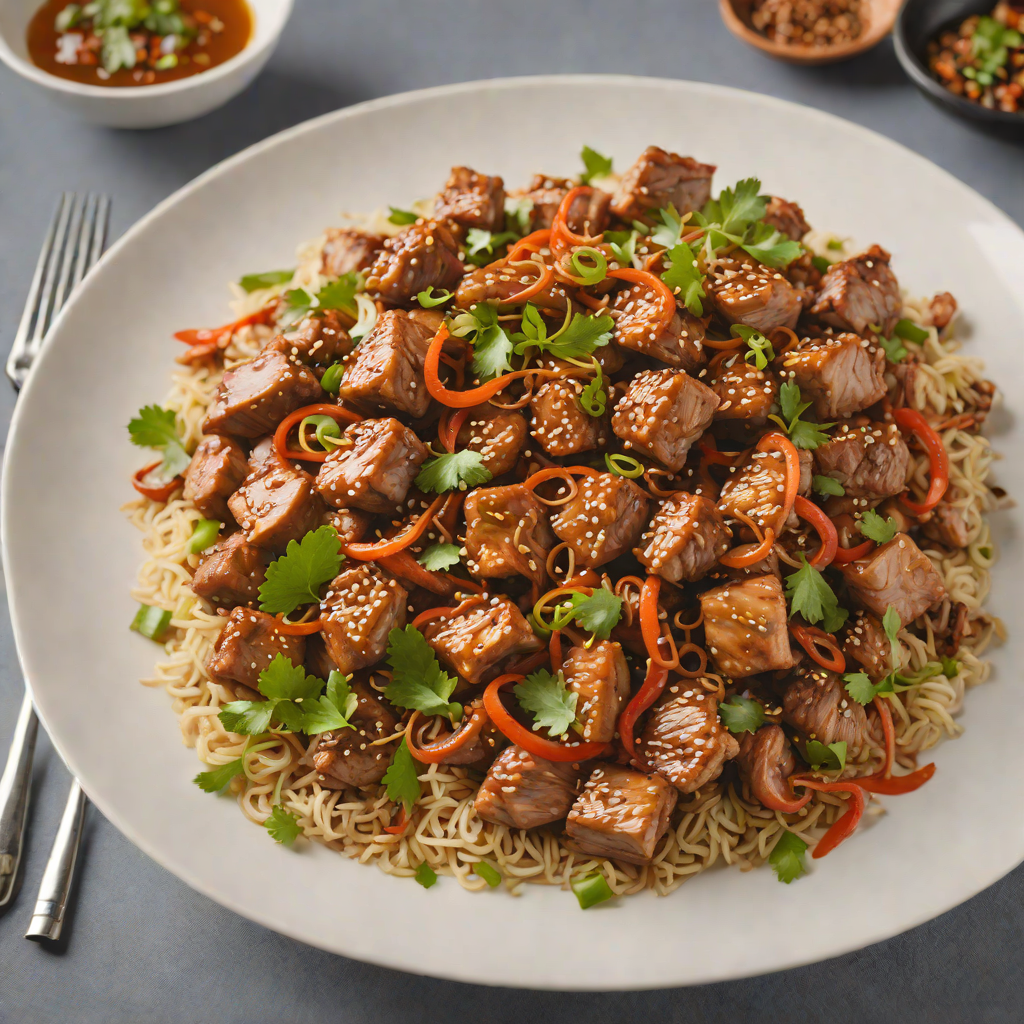 Stir-Fried Pork with Ginger and Regional Five-Spice