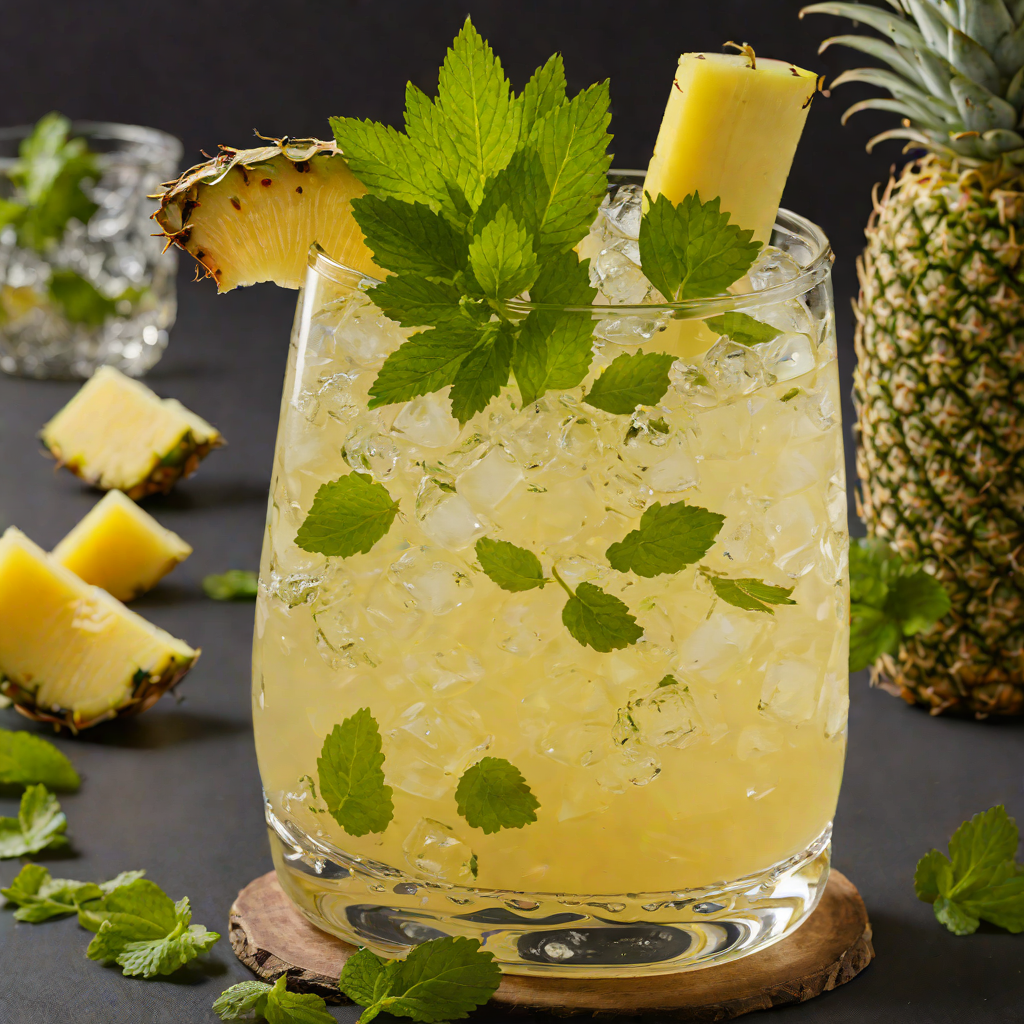 Nicaraguan Pineapple-Mint Cooler