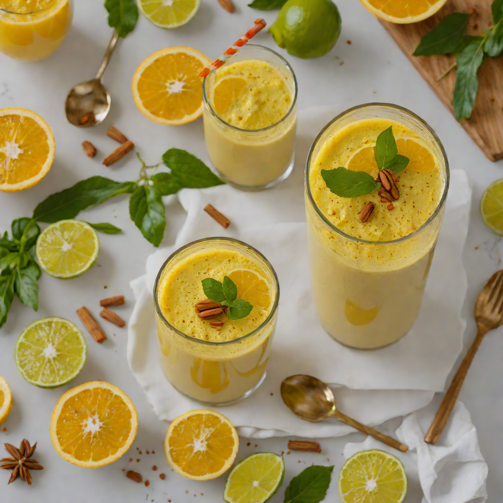 Citrus-Spiced Ginger Turmeric Smoothie