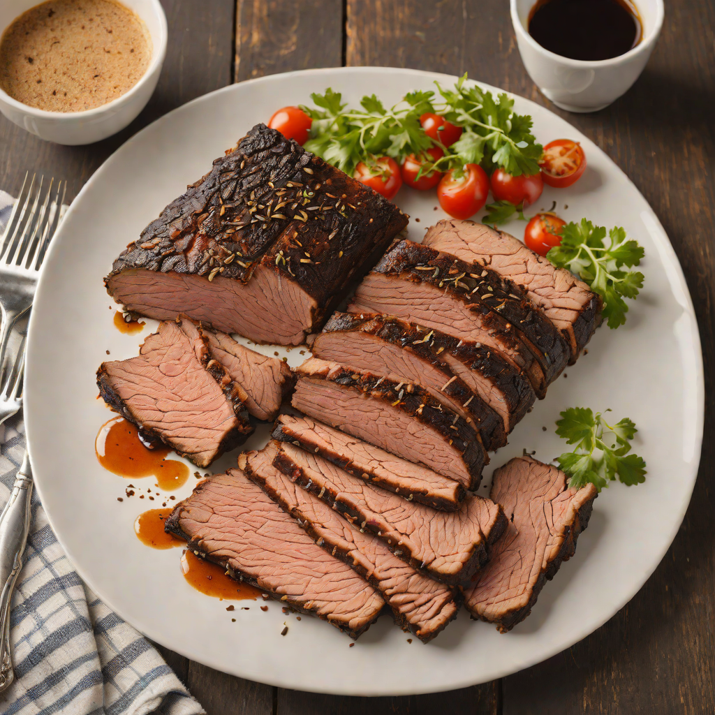 Omaha-Inspired Smoked Brisket with Coffee Rub