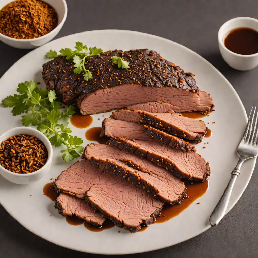 Omaha-Style Smoked Brisket with Coffee Rub