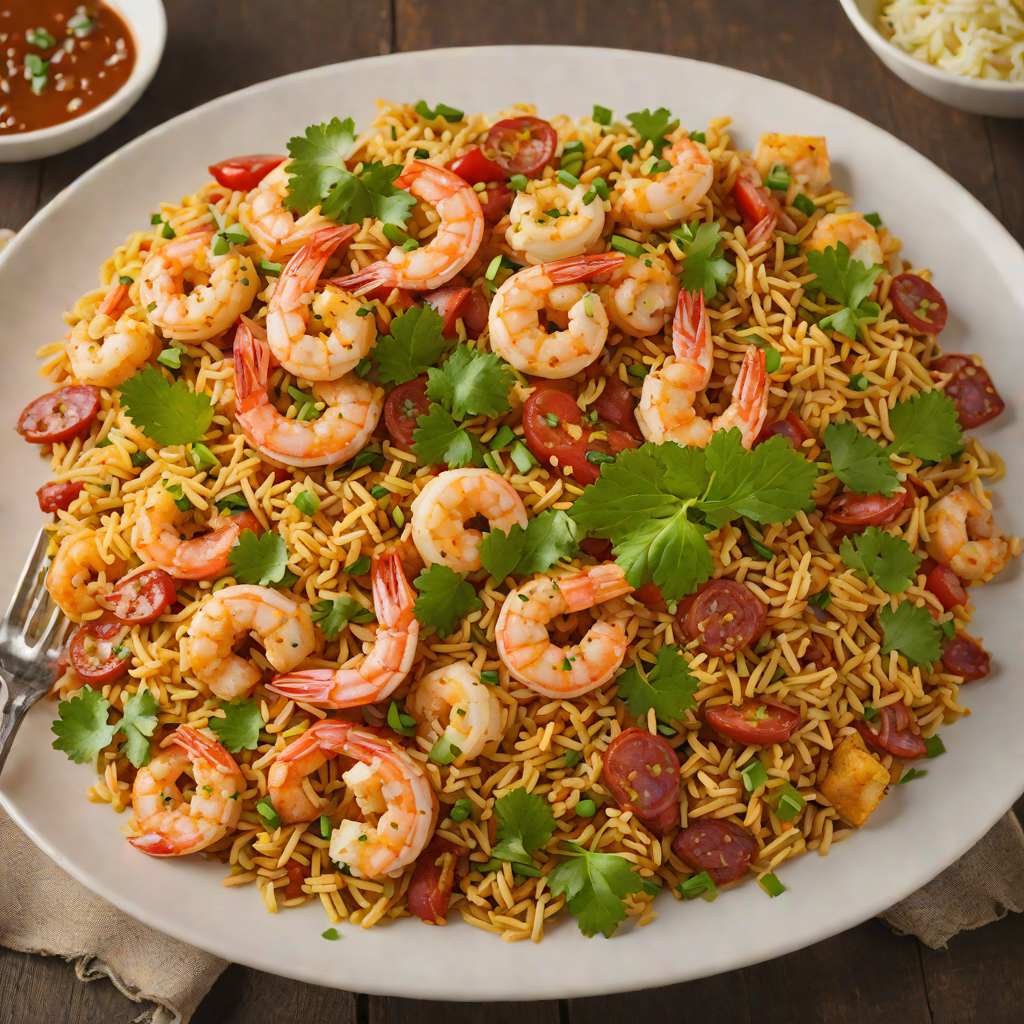 Old Market-Inspired Shrimp and Andouille Jambalaya