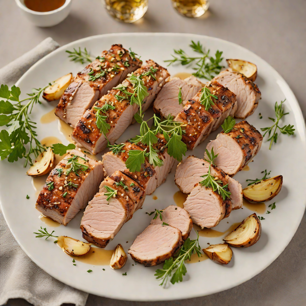 Oven-Roasted Garlic and Thyme Pork Tenderloin