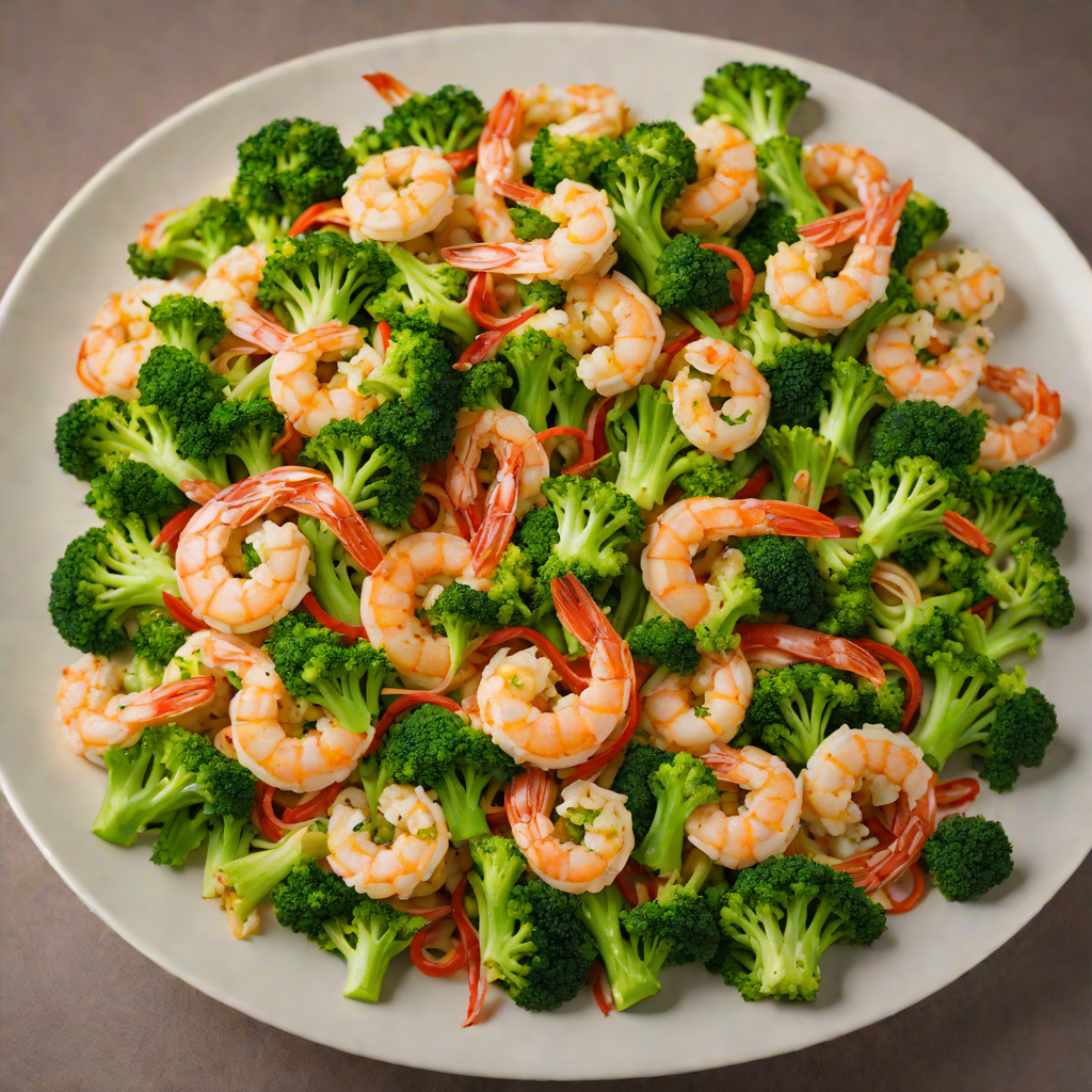 Shrimp Stir-Fry with Garlic, Ginger, and Broccoli