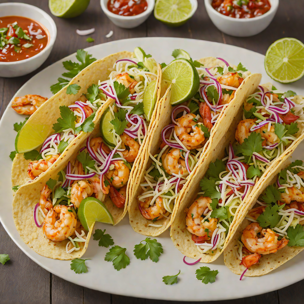Zesty Lime and Chili Shrimp Tacos with Cilantro Slaw