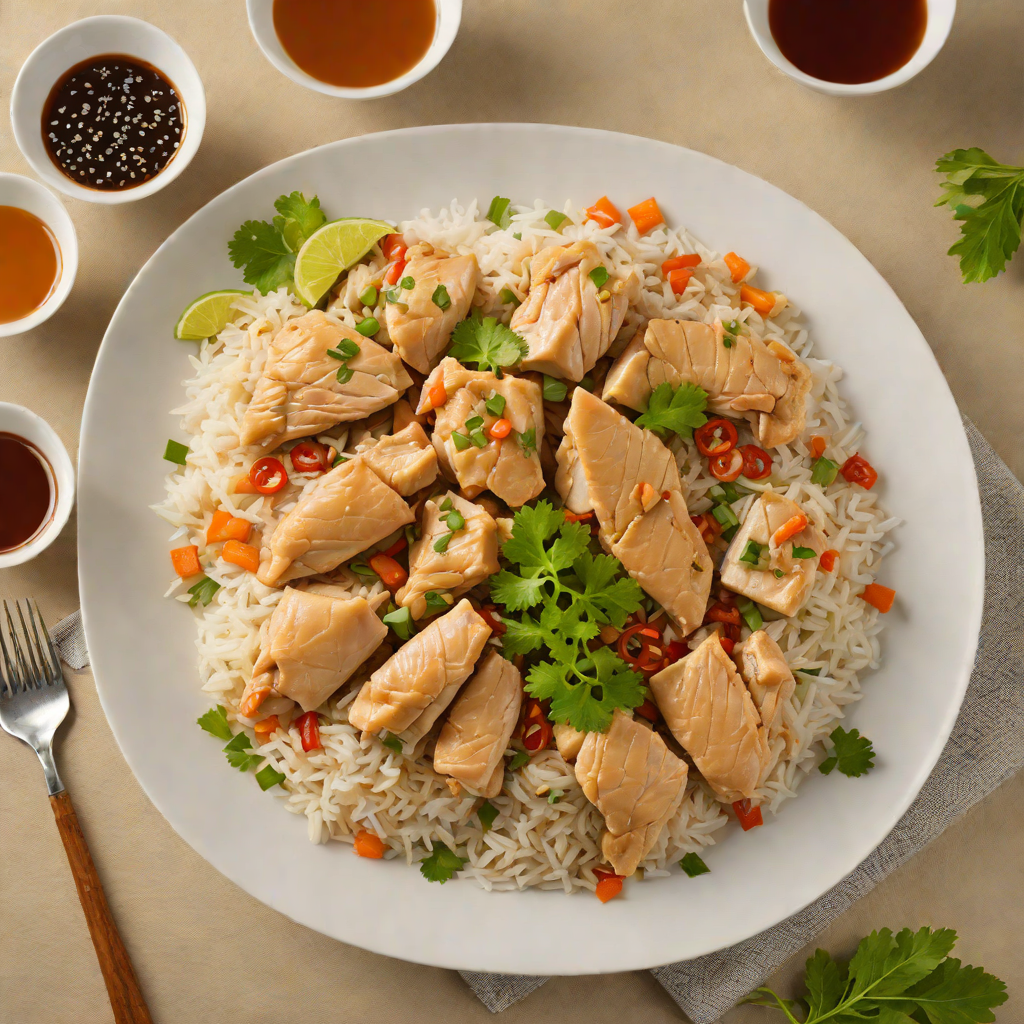 Stir-Fried Kopitiam-Style Hainanese Chicken Rice