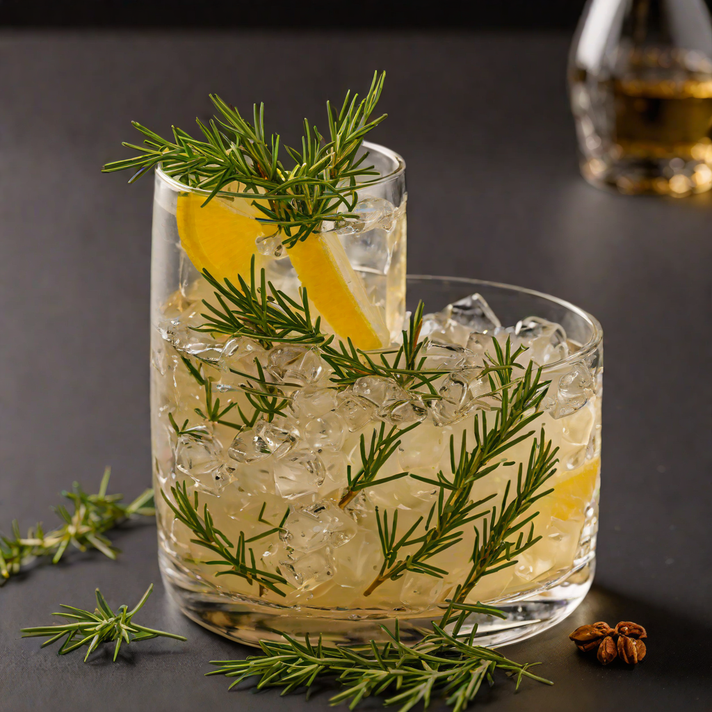 Charred Rosemary Gin Collins