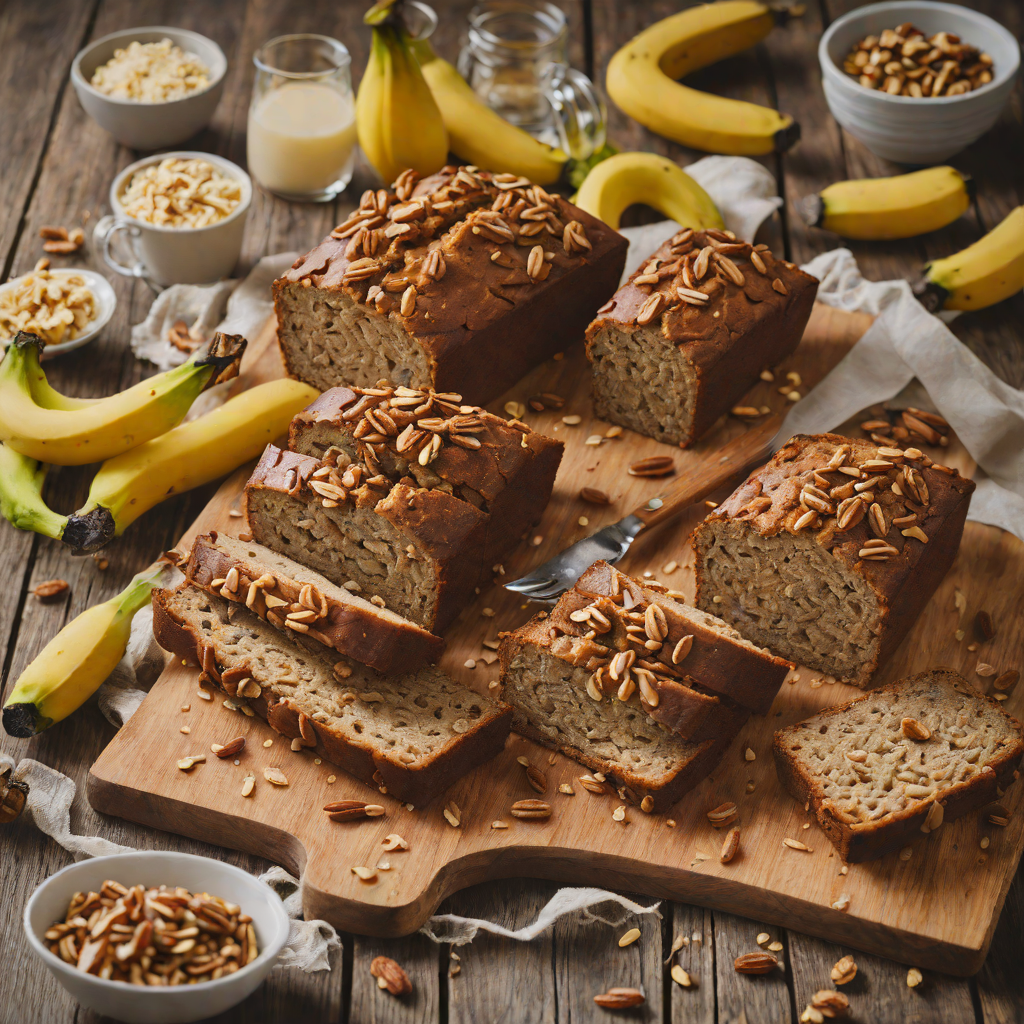 Soulful Jazz Banana Bread with Cinnamon and Walnuts