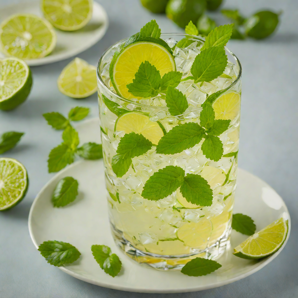 Cuban Lime Mojito with Fresh Mint and Cane Sugar