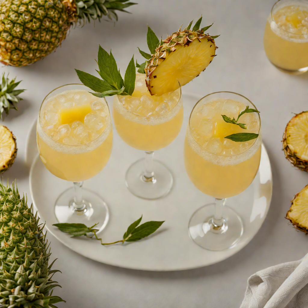 Haitian Pineapple Rum Fizz
