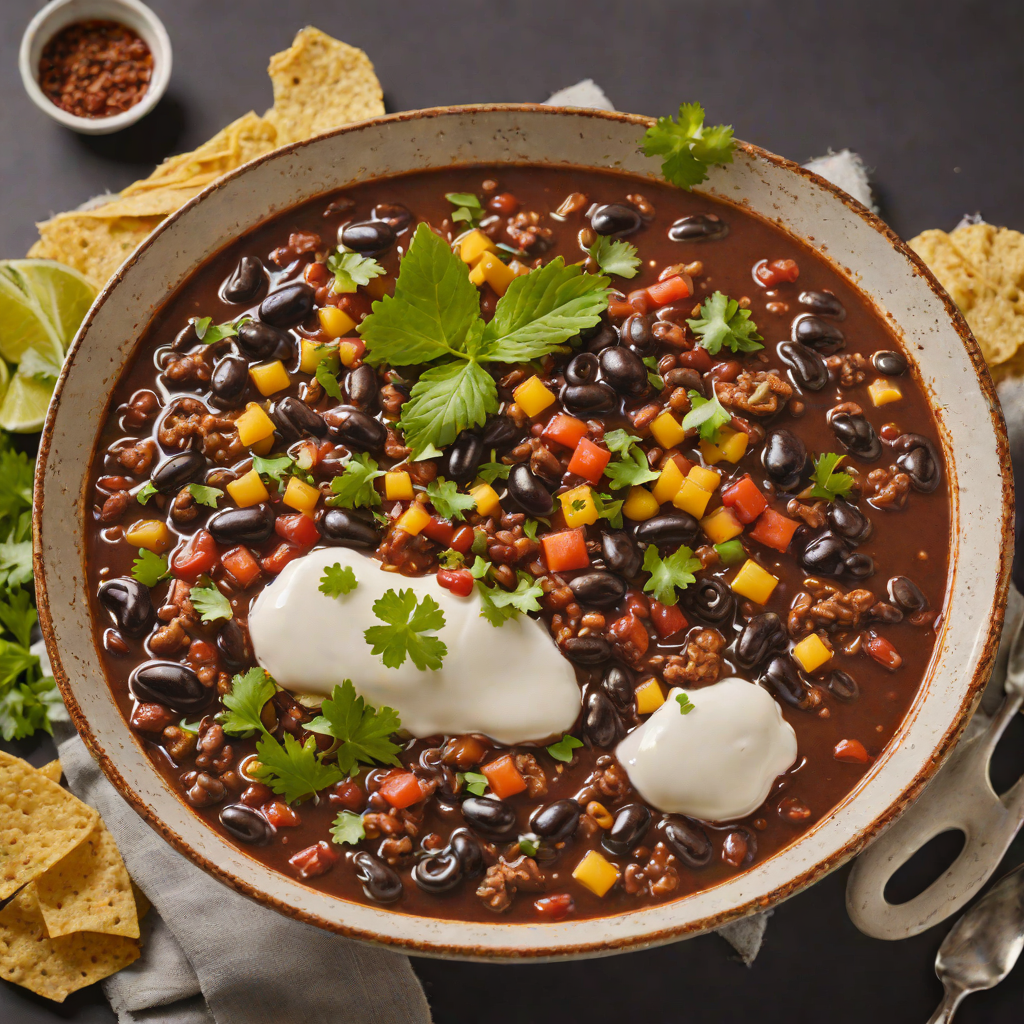 Death and Reincarnation Black Bean Chili