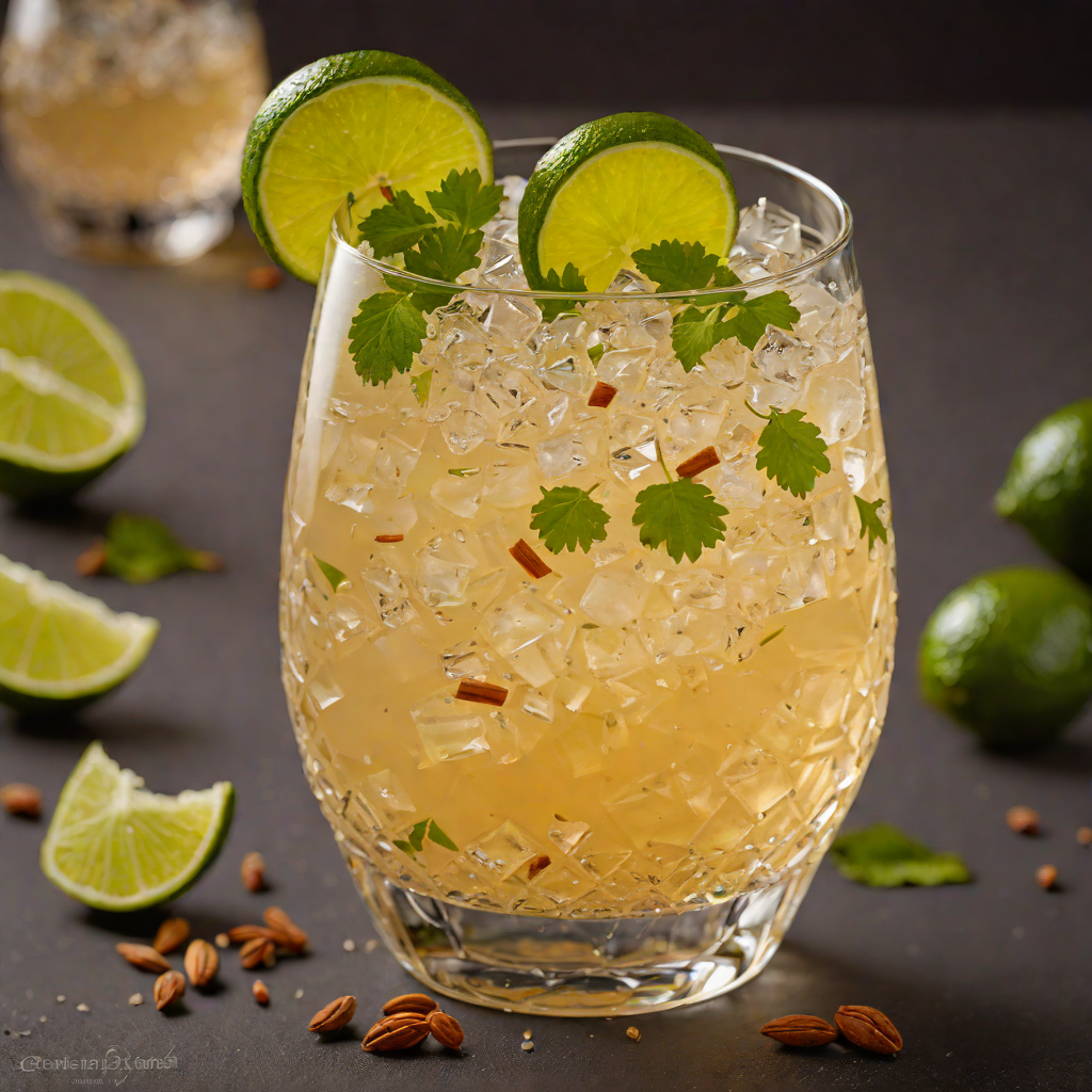 Spiced Haitian Breeze with Lime and Ginger
