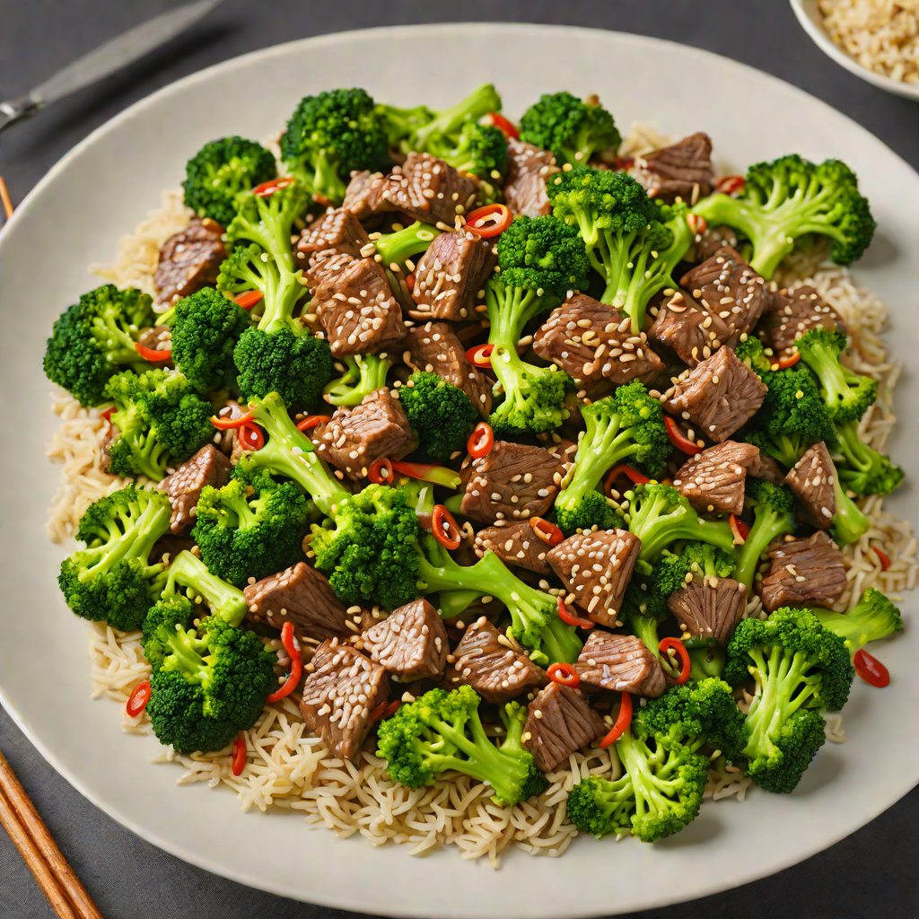 Sesame-Ginger Beef Stir Fry with Broccoli