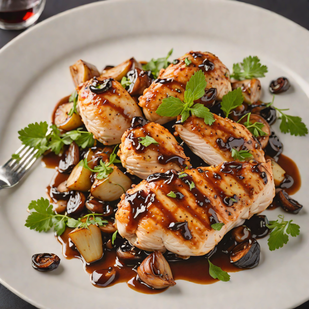 Pan-Seared Chicken with Balsamic-Glazed Shallots