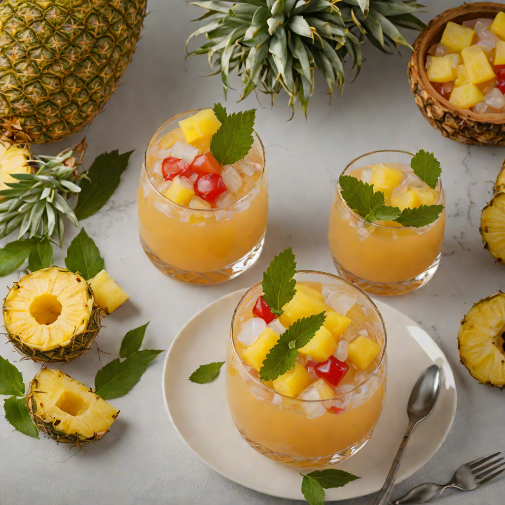Tropical Pineapple Haitian Rum Punch