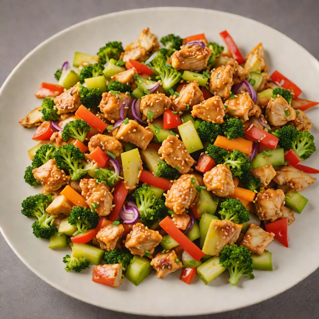 Stir-Fried Chicken and Vegetable Medley for Kids