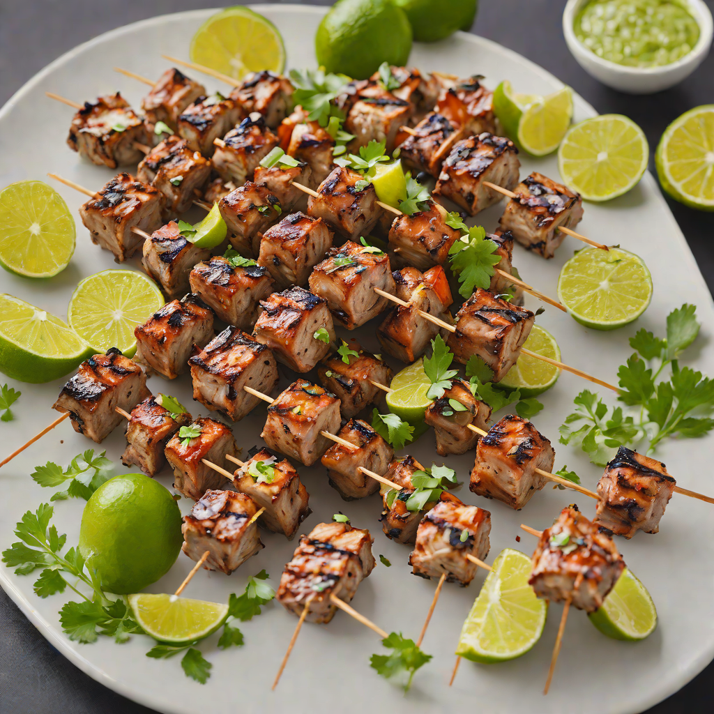 Grilled Garlic-Lime Churrasco Skewers