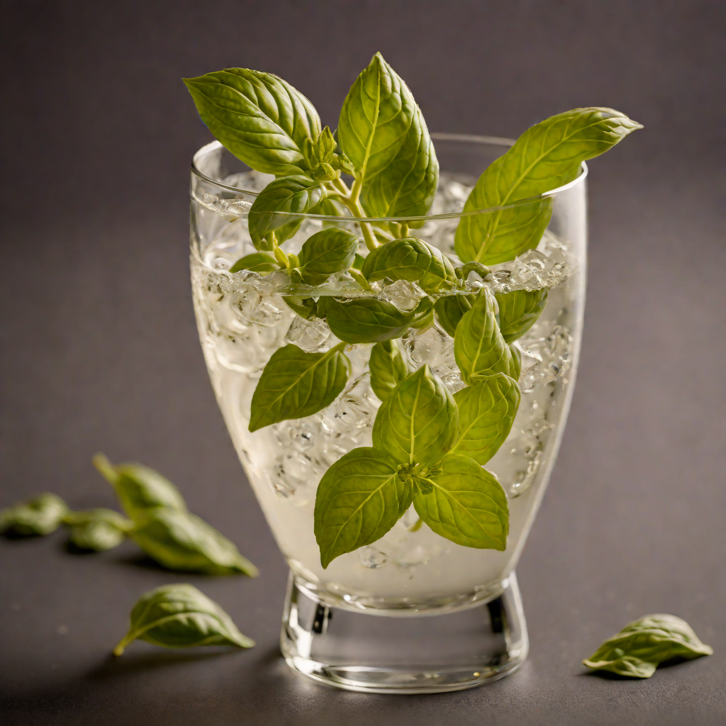 Fresh Basil Gin Blossom