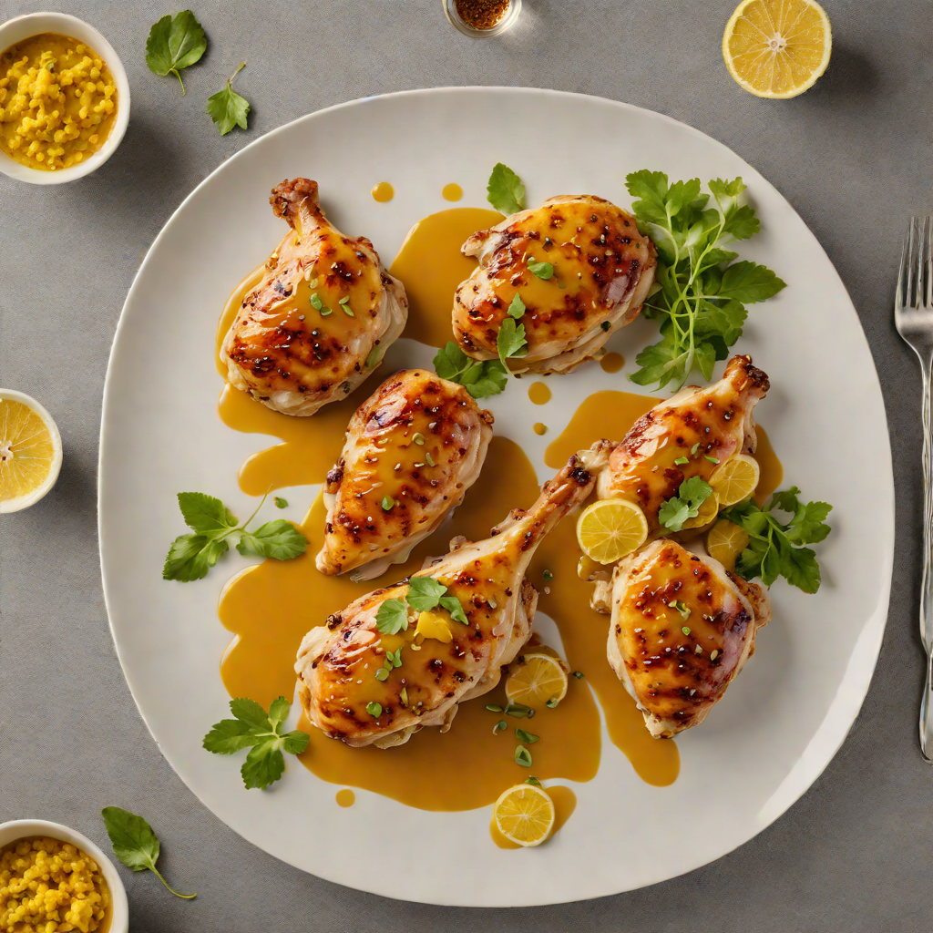 Pan-Seared Chicken with Turmeric and Citrus Glaze
