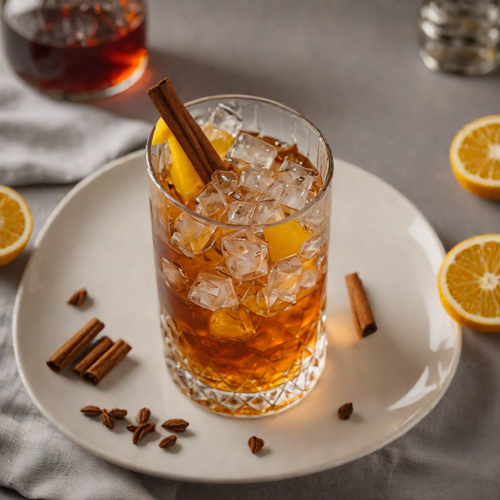 Muddled Spiced Rum Old Fashioned