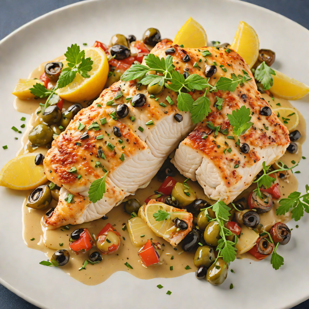 Pan-Seared Mediterranean Chicken with Lemon-Caper Sauce