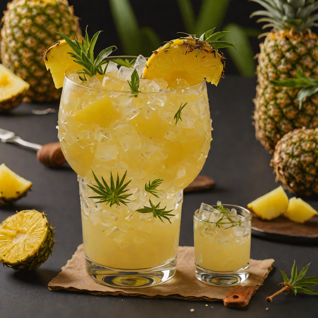 Tropical Nicaraguan Spiced Pineapple Cooler