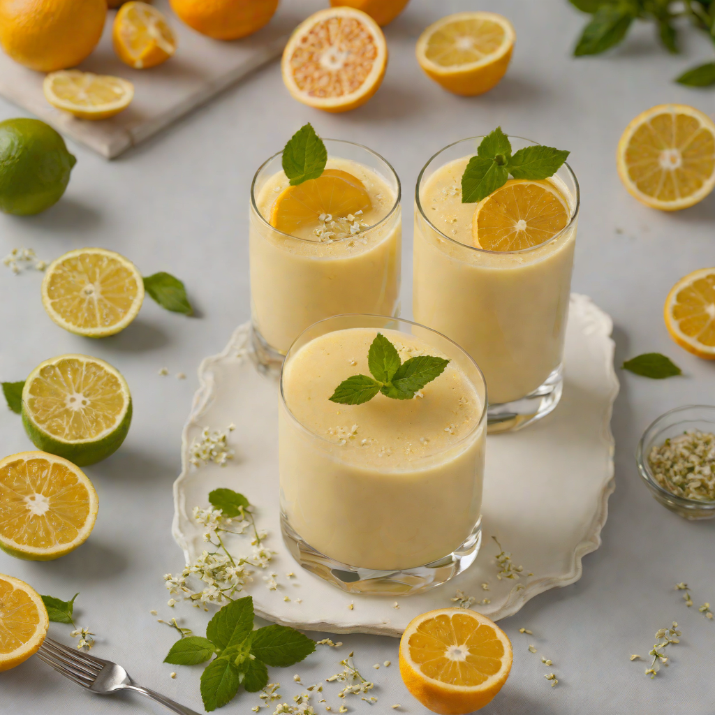 Citrus and Elderflower Honey Cold Remedy Smoothie