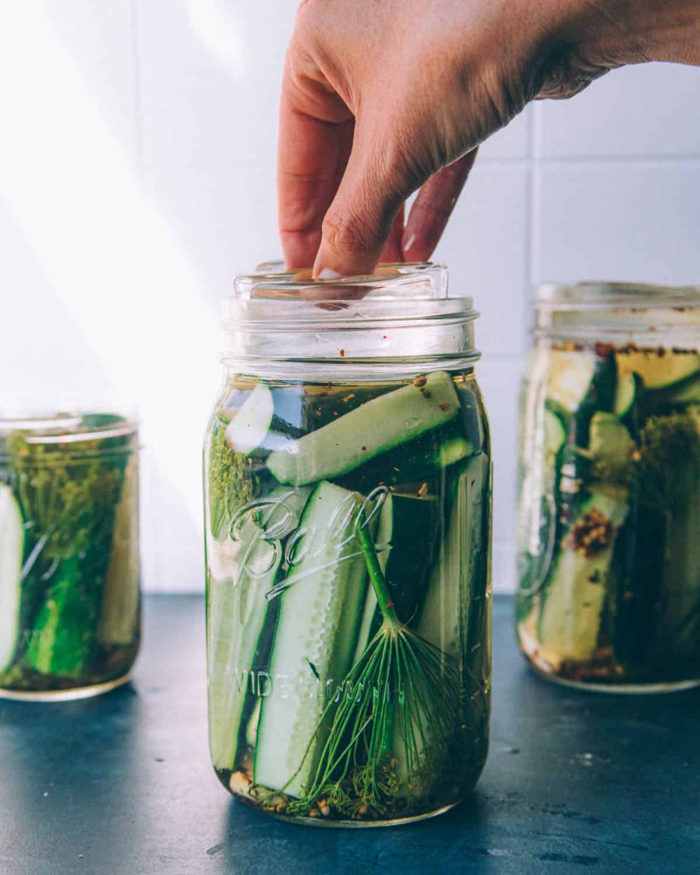 Cucumber-Dill Fermented Veggie Bowl