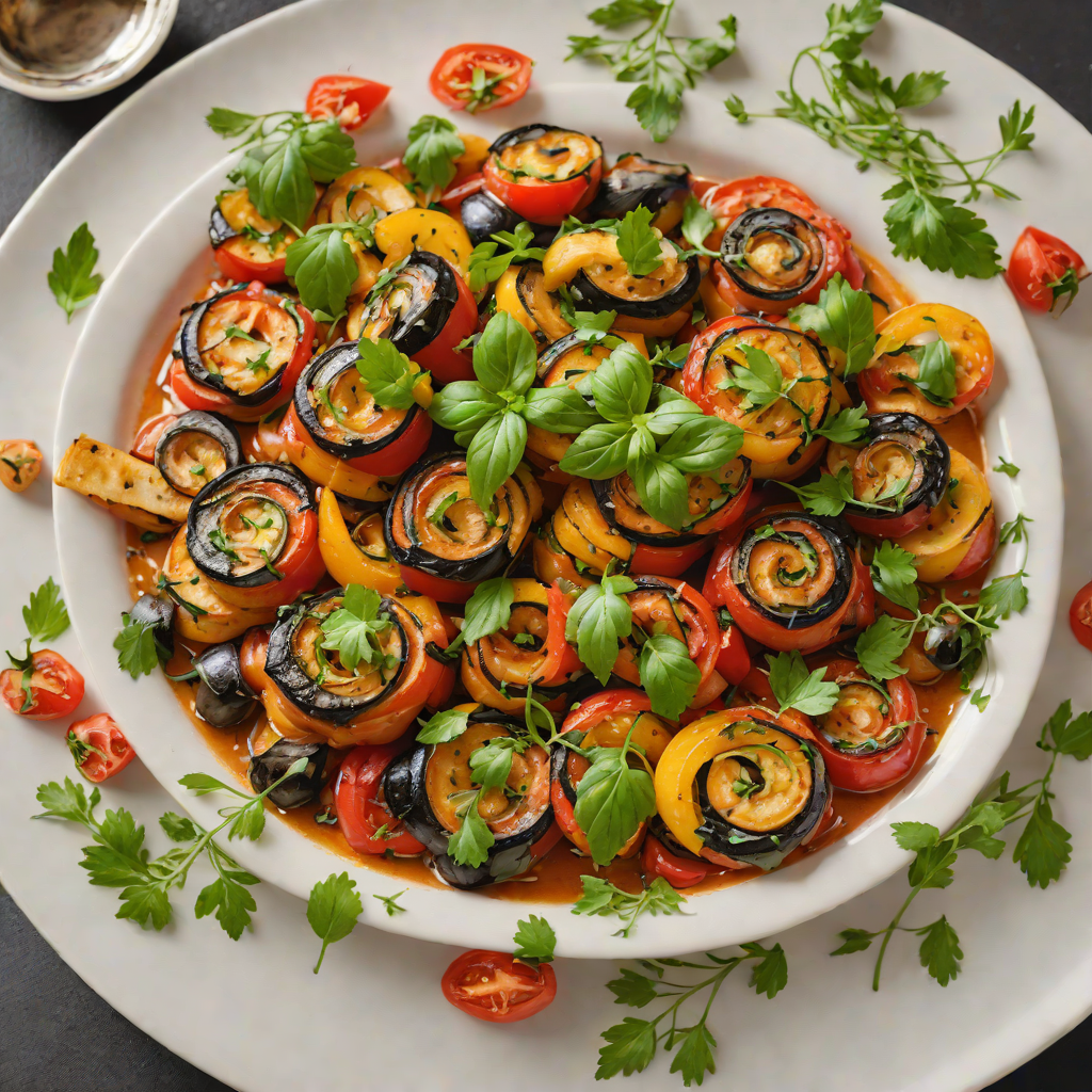 Oven-Baked Ratatouille with Fresh Herbs