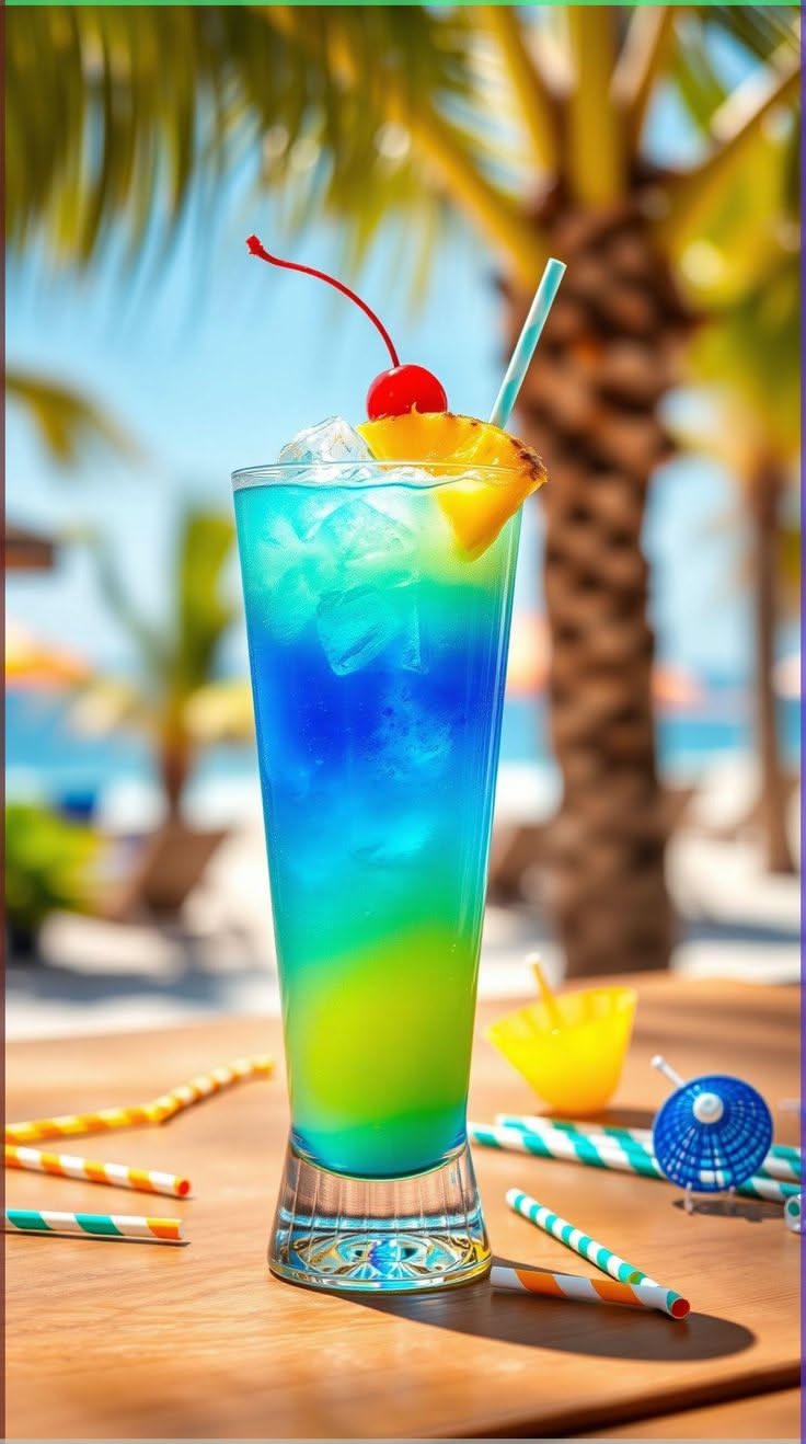 Layered GPT-4o Tropical Cooler
