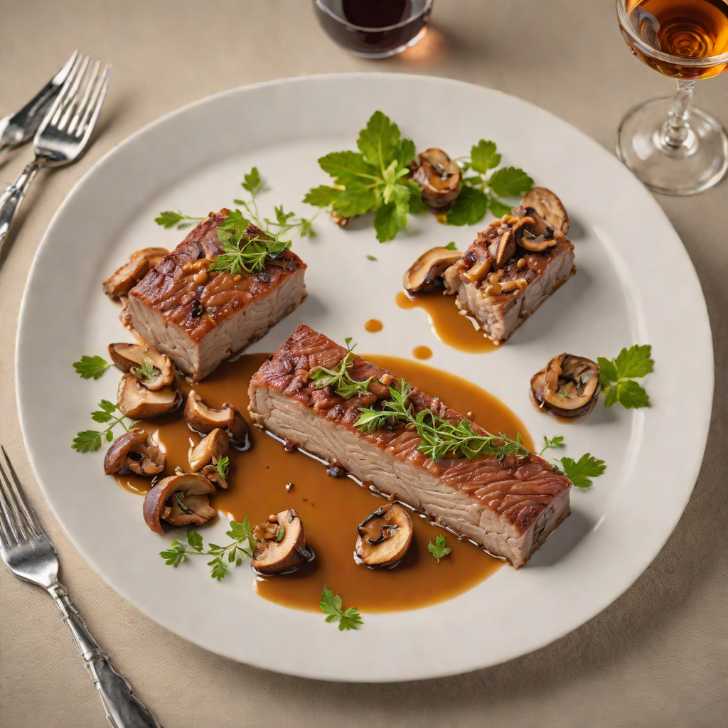 Baked Duck and Mushroom Terrine with Armagnac