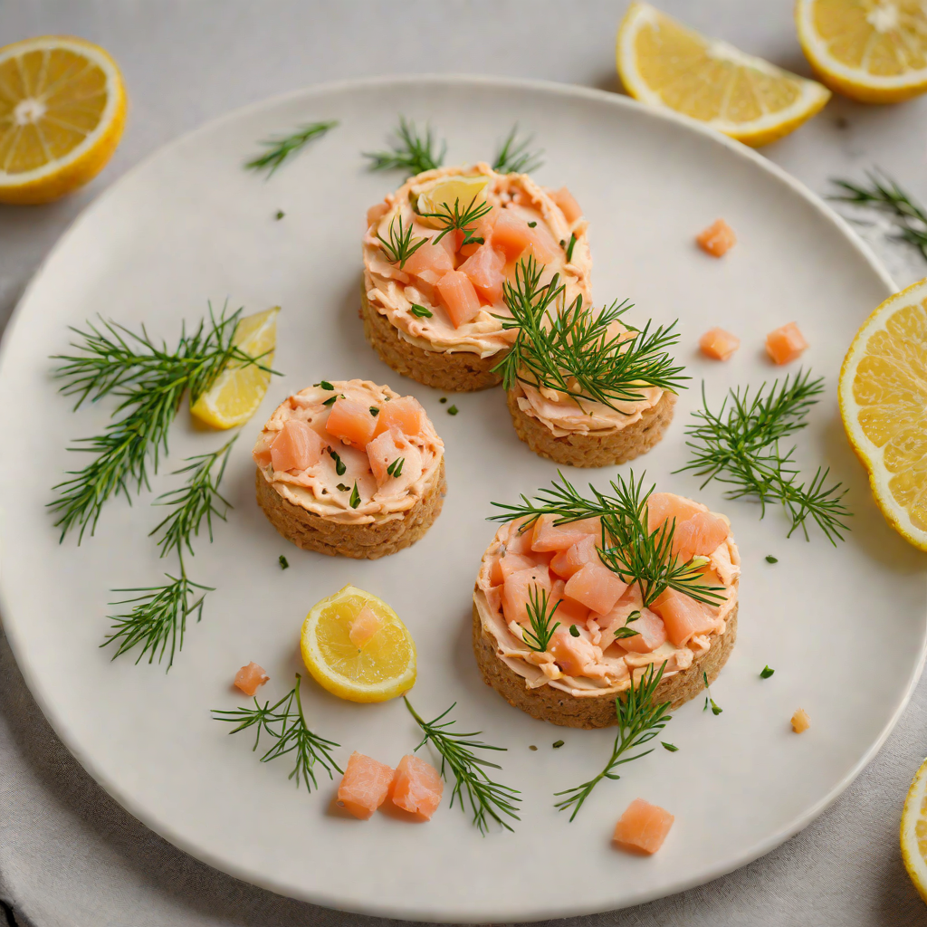 Smoked Salmon Mousse Pâté with Dill and Lemon