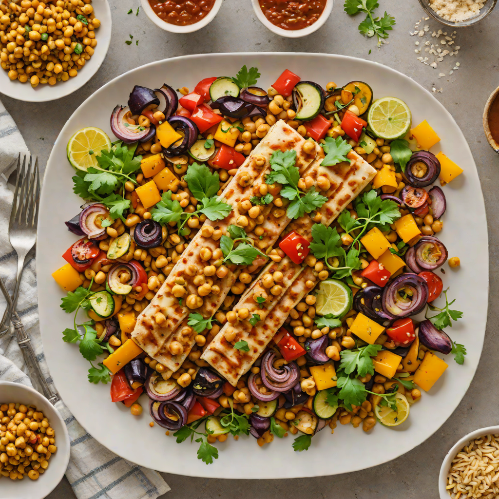 Sheet Pan Chickpea Shawarma with Roasted Vegetables