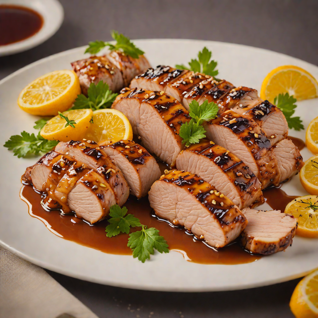 Grilled Citrus-Honey Glazed Pork Tenderloin