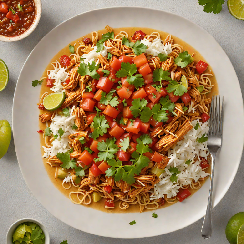 Slow-Cooked Mexican Chicken Tinga with Chipotle and Tomatoes