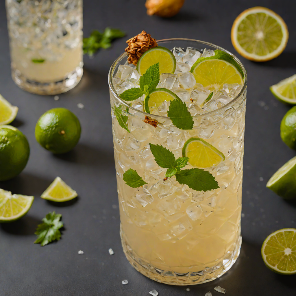 Spiced Ginger-Lime Mezcal Cooler