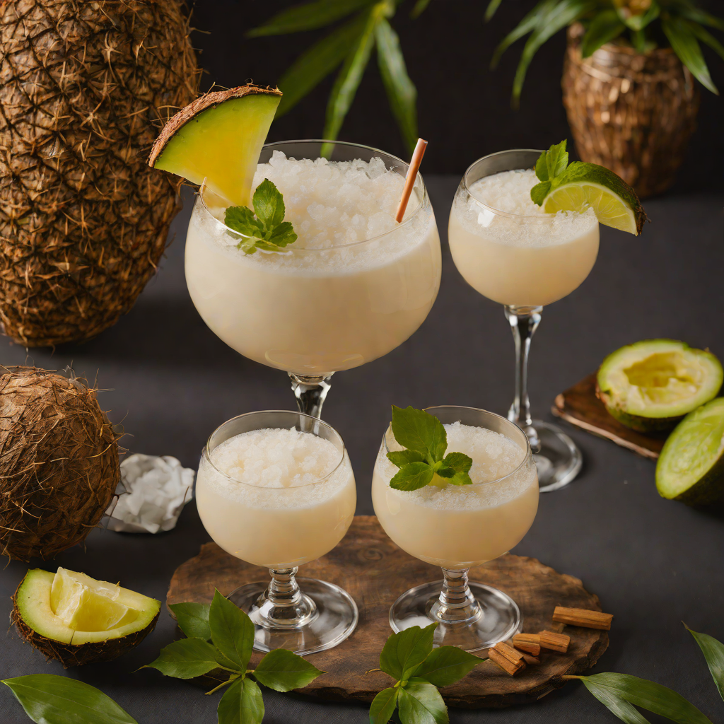 Tropical Coconut Rum Flip