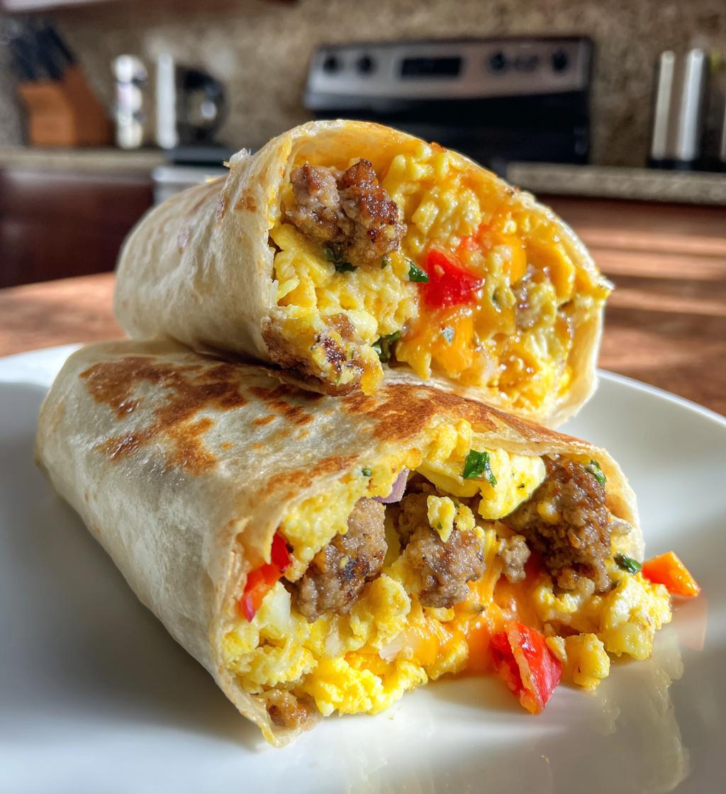Homeschooler's Breakfast Burrito