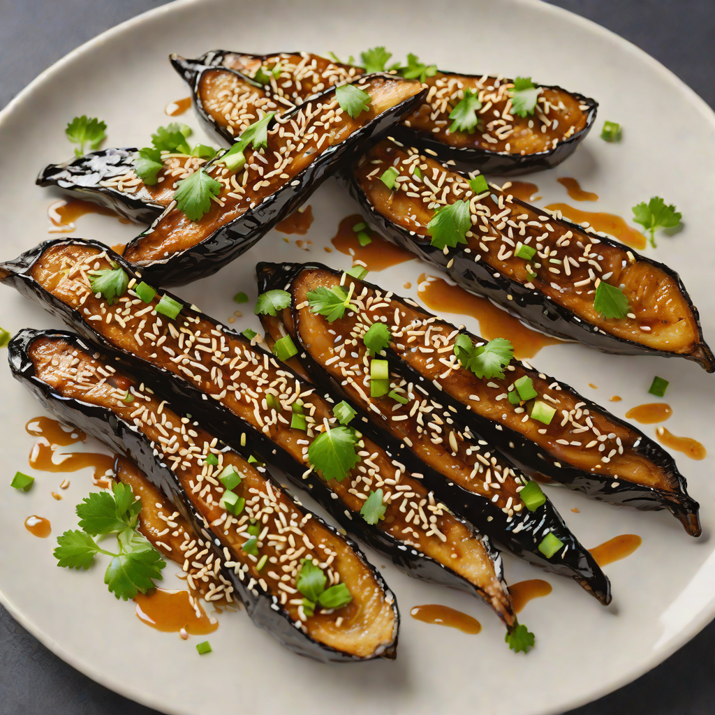 Japanese Miso-Glazed Eggplant with Scallion and Toasted Sesame