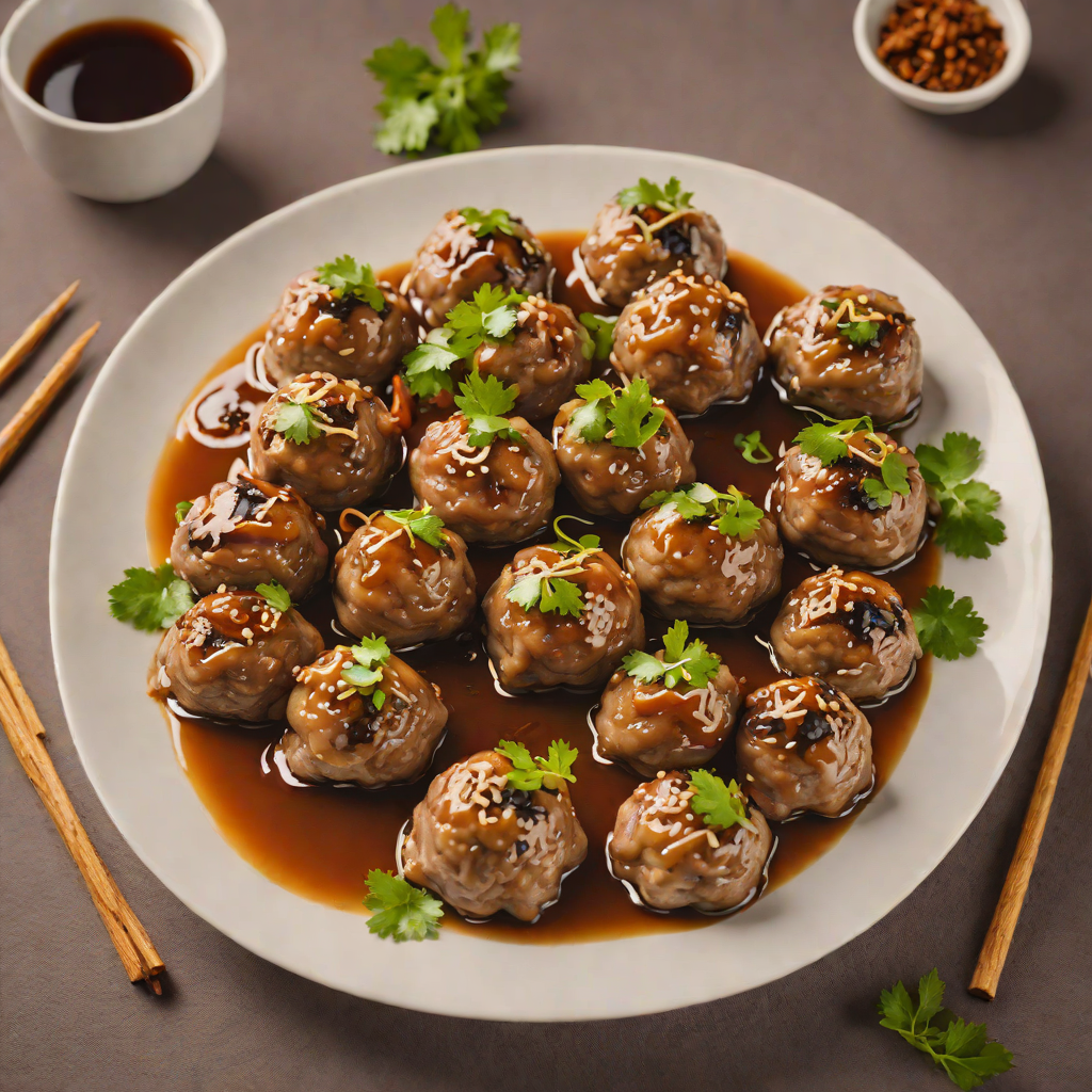 Steamed Taiwanese Pork Meatballs with Shiitake Mushrooms