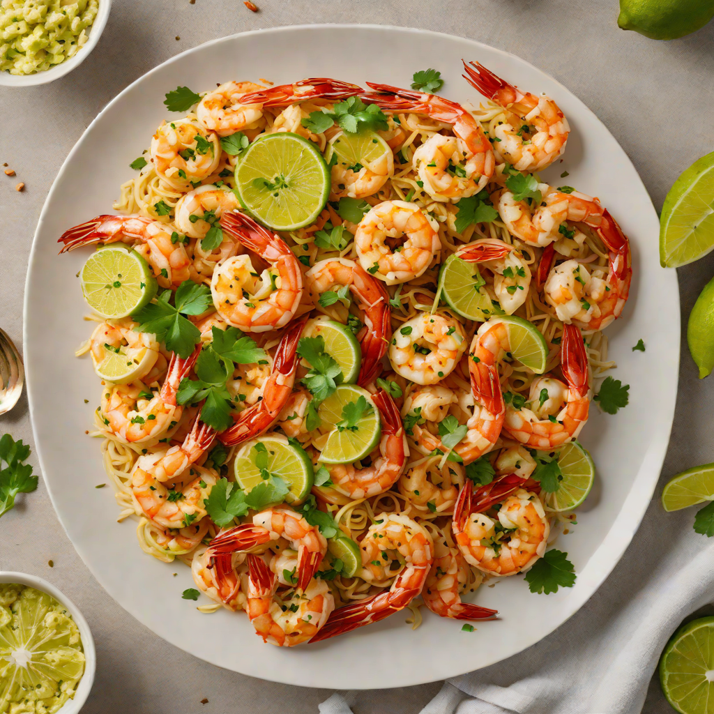 Stovetop Sautéed Garlic-Chili Shrimp with Lime Butter