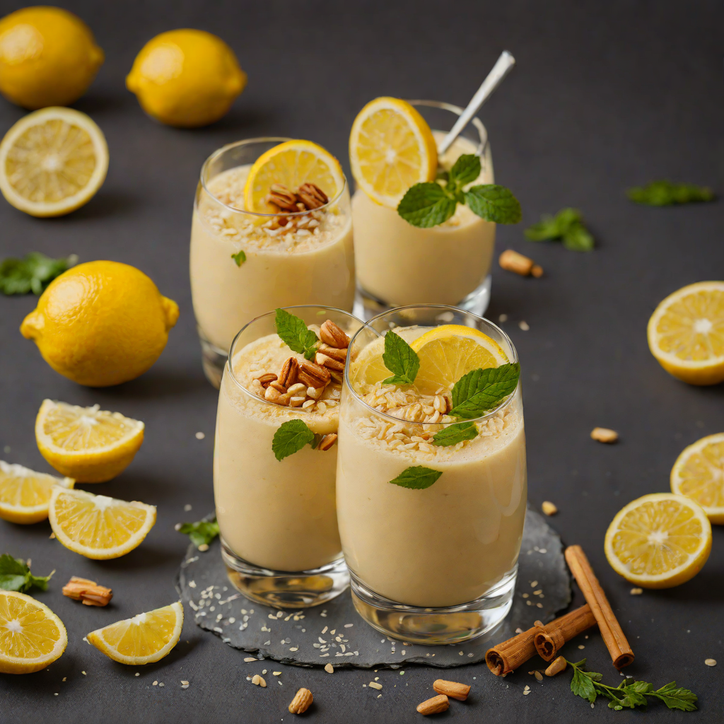 Lemon-Honey Ginger Immune Boost Smoothie