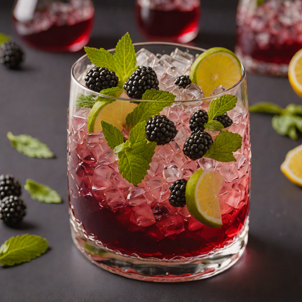 Muddled Blackberry Sage Vodka Smash