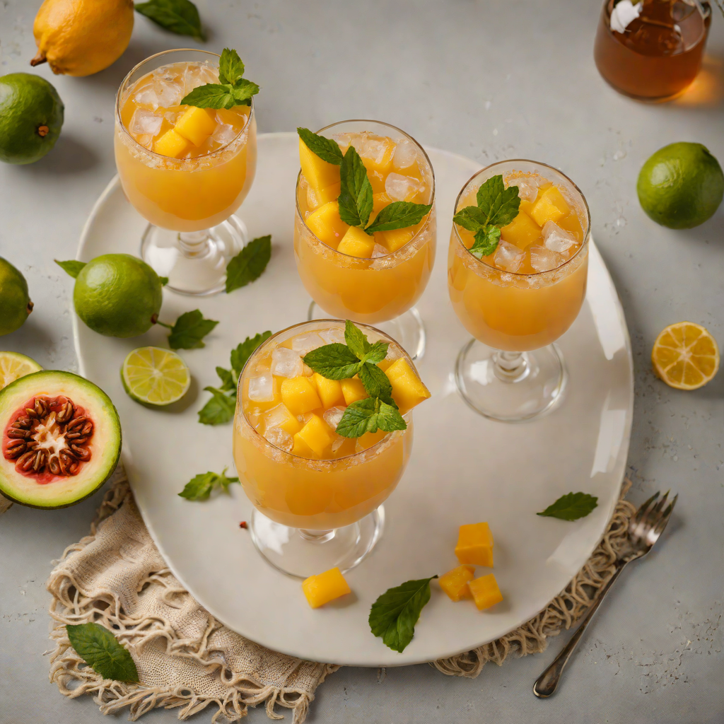 Spiced Haitian Mango Rum Punch