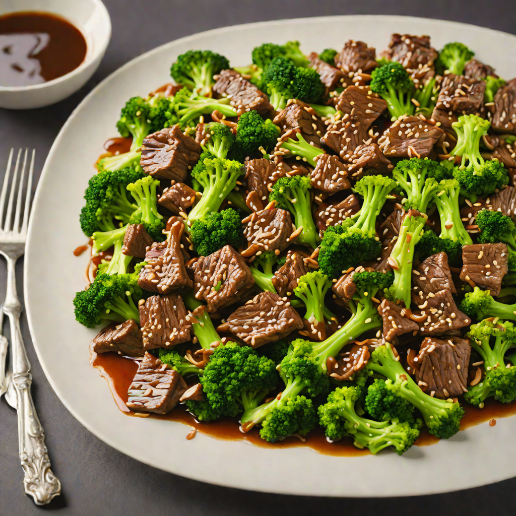 Stir-Fried Beef and Broccoli with Garlic and Soy Glaze