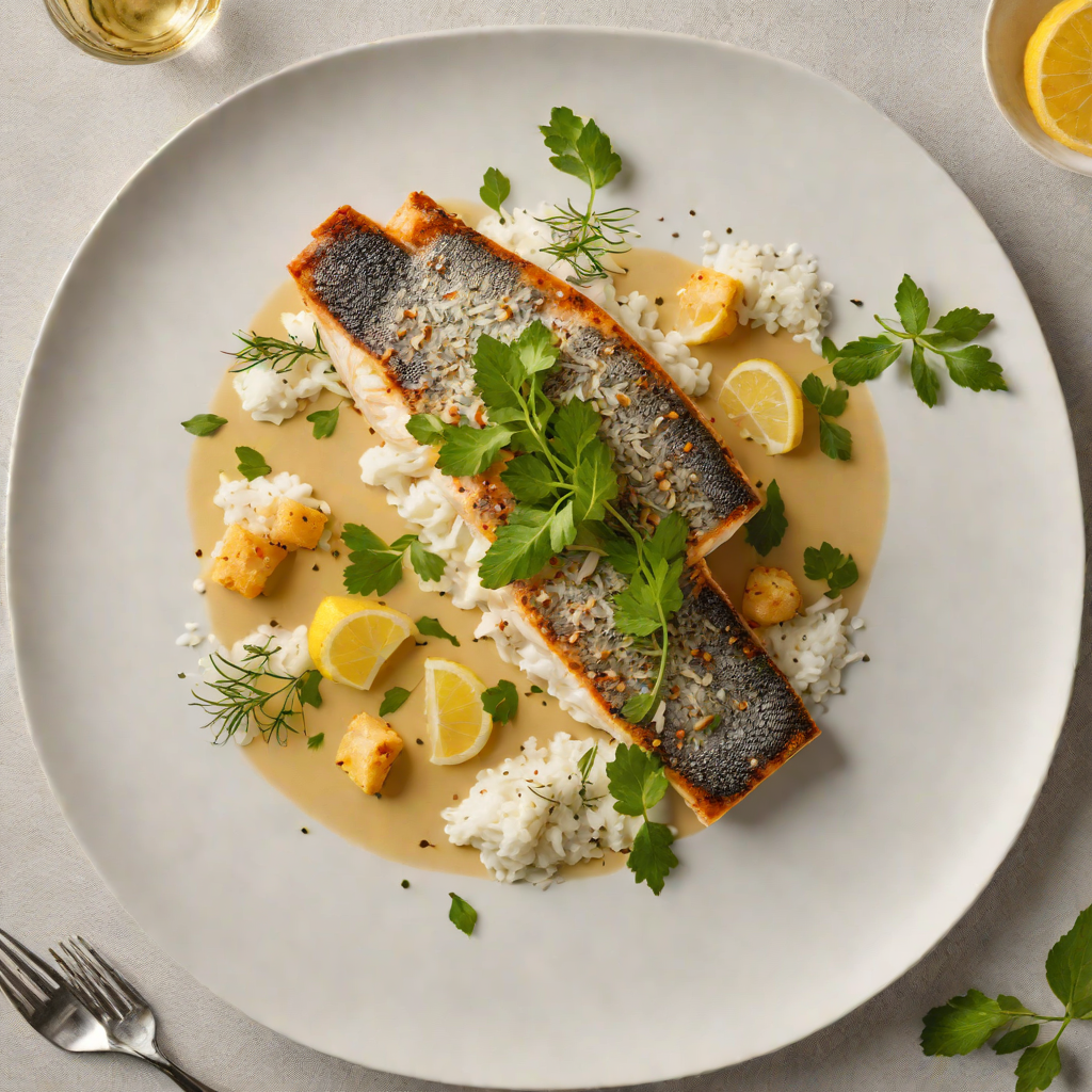 Slow-Cooked Barramundi with Lemon Myrtle and Coconut Cream