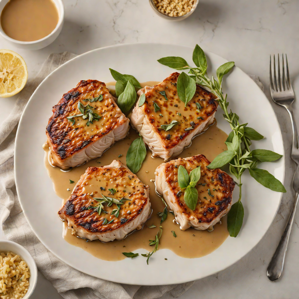 Italian Pan-Seared Pork Chops with Sage Brown Butter Sauce